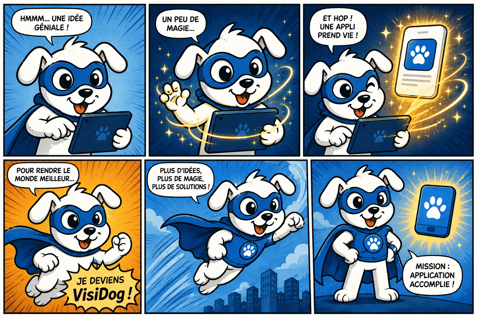 VisiDog, le chien des applications auto-évolutives